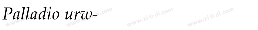 Palladio urw字体转换 Palladio urw字体转换